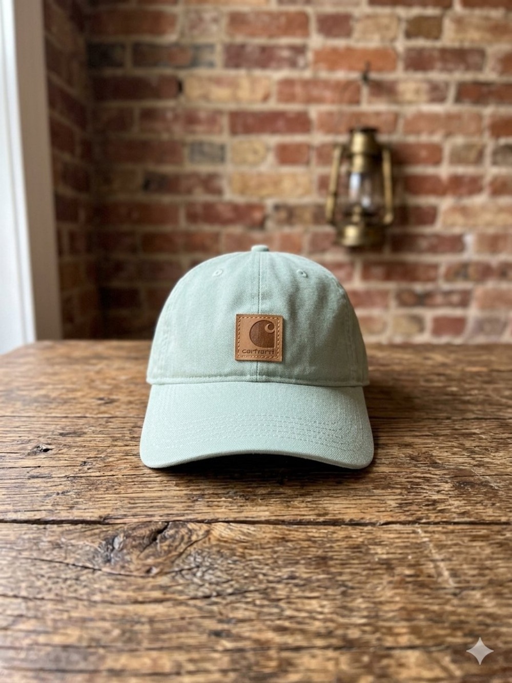 Carhartt Light Sage Canvas Patch Cap